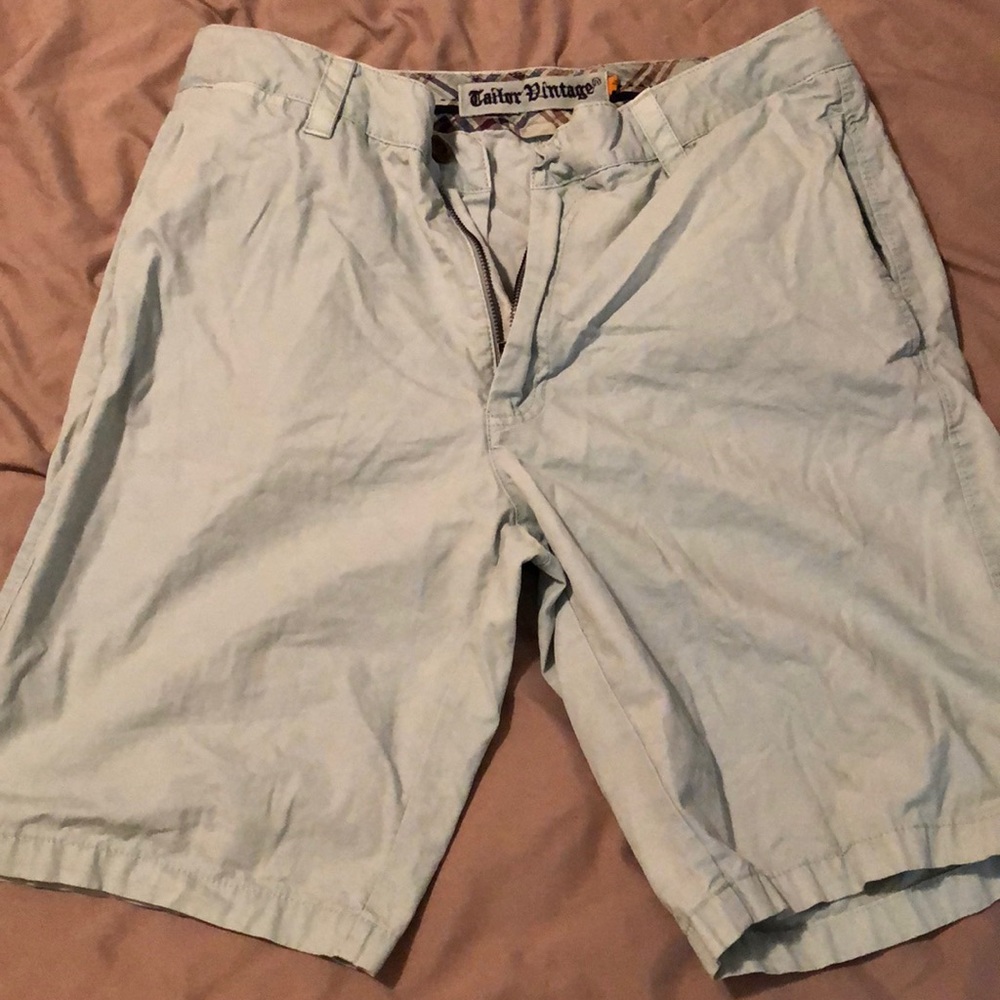 Light Blue/Green Shorts